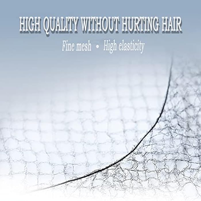 ZEVONDA 20 Pcs Invisible Hair Net - Elastic Edge Mesh Hair Bun Holder for Dance Gymnastics Women Girls Black - Image 3